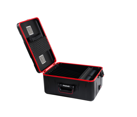 Malette de recharge PARAT TC10 ACTIVE pour 10 iPad et tablettes jusqu'à 12,9 pouces - USB-C et USB-A