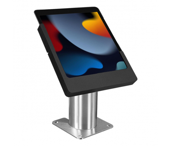 Domo Slide support de bureau fixe pour iPad 10.2 & 10.5 - Noir/RVS