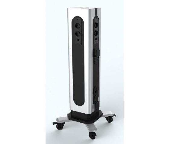 Hub mobile rechargeable PowerTower 17 avec 8x 230V & 8x USB-A & 1x connexions sans fil