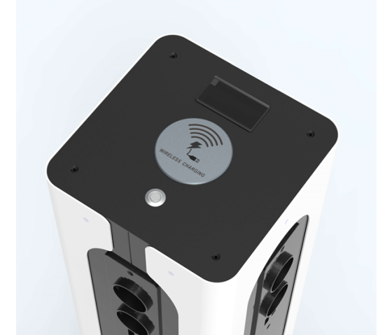 Hub de recharge mobile PowerTower 17 - 8 x prises 230V - 8 x USB-A - 1 x recharge sans fil