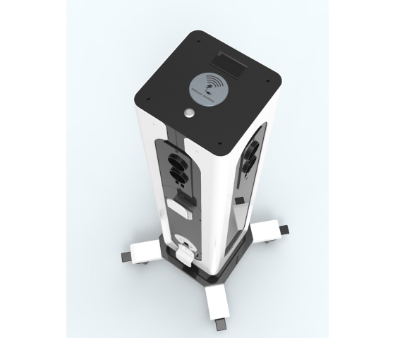 Hub de recharge mobile PowerTower 17 - 8 x prises 230V - 8 x USB-A - 1 x recharge sans fil