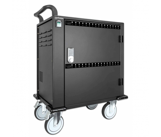 Chariot de recharge mobile Manhattan pour 32 appareils jusqu'à 14 pouces - USB-C
