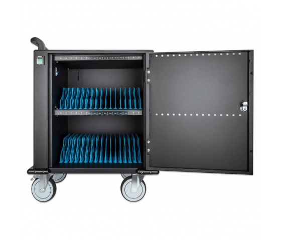 Chariot de recharge mobile Manhattan pour 32 appareils jusqu'à 14 pouces - USB-C