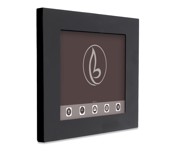 Support mural Piatto pour iPad 11 pouces 2025 - noir