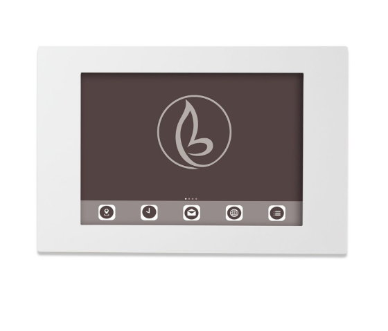 Support mural Piatto pour iPad 11 pouces 2025 - blanc