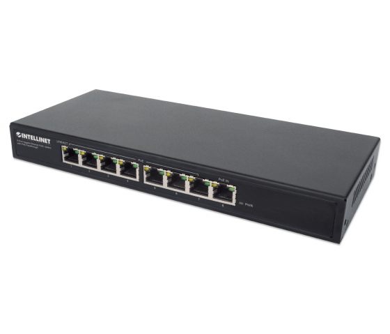 Switch PoE+ Ethernet Gigabit 8 ports - 85W PoE, Desktop