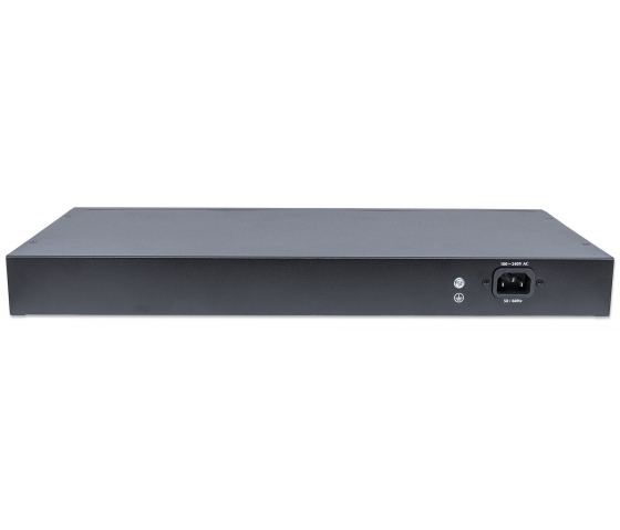 Switch PoE+ 16 ports Gigabit Ethernet géré par le Web avec 2 ports SFP - 220W PoE, montage en rack