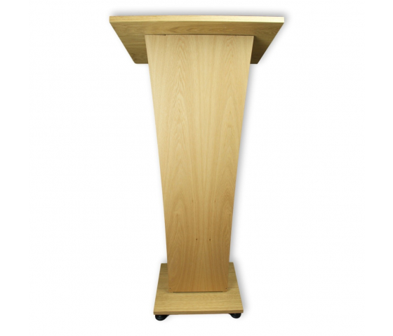 Pupitre en bois avec plastron Pollux – noyer