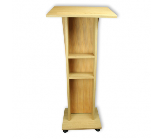 Pupitre en bois avec plastron Pollux – noyer