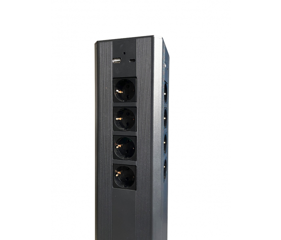 PowerTower 24 câblé avec 16x 230V & 4x connexions USB-A & 4x USB-C