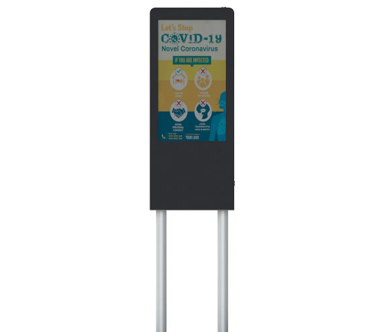 Totem publicitaire numérique Riga - 32 à 43 pouces