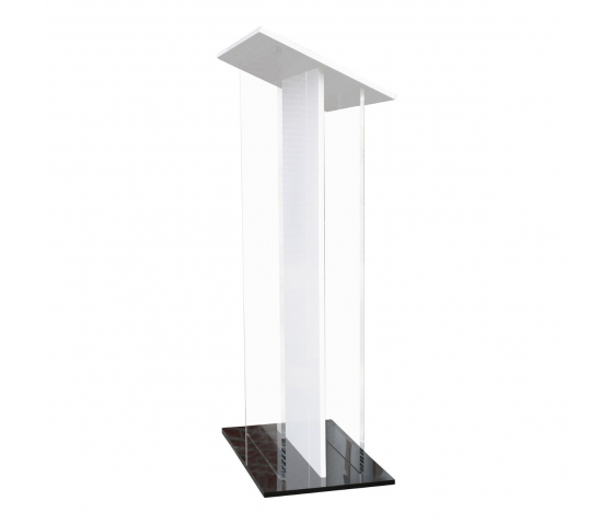 Pupitre plexiglas Roslin - blanc