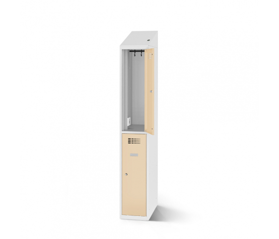 Casiers vestiaires avec fonction de charge - 40 cm de large - 2 portes