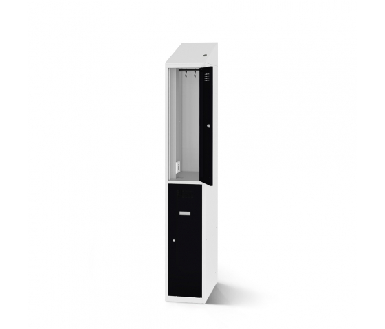 Casiers vestiaires avec fonction de charge - 40 cm de large - 2 portes