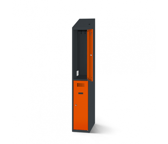 Casiers vestiaires avec fonction de charge - 40 cm de large - 2 portes