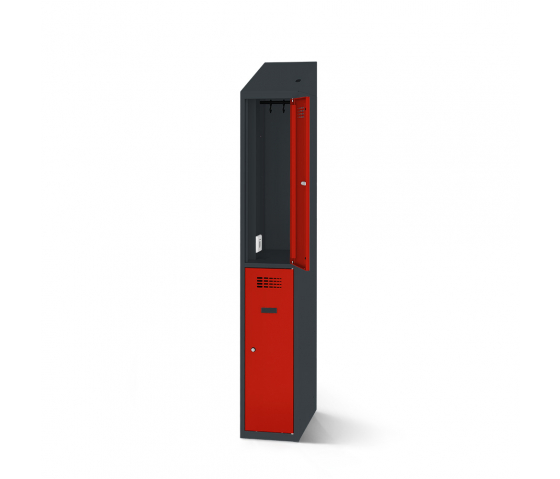 Casiers vestiaires avec fonction de charge - 40 cm de large - 2 portes