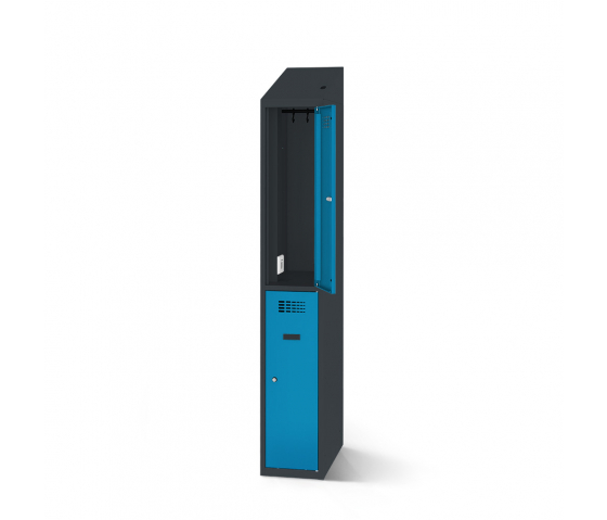 Casiers vestiaires avec fonction de charge - 40 cm de large - 2 portes