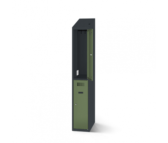 Casiers vestiaires avec fonction de charge - 40 cm de large - 2 portes