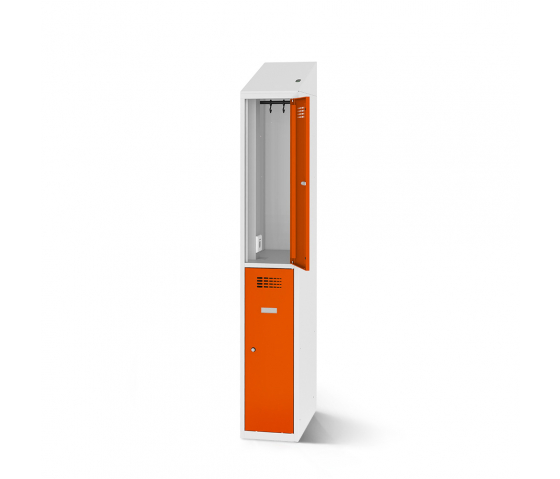 Casiers vestiaires avec fonction de charge - 40 cm de large - 2 portes