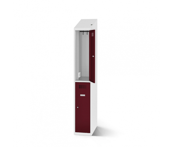Casiers vestiaires avec fonction de charge - 40 cm de large - 2 portes