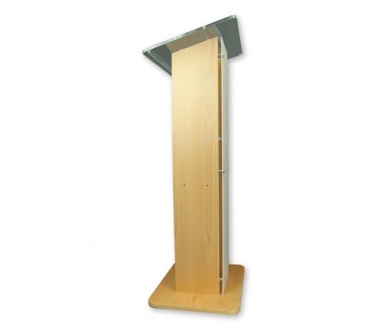 Pupitre en bois et plexiglas Saphir – chêne 