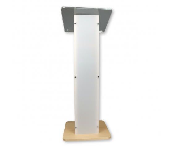 Pupitre en bois et plexiglas Saphir – chêne 