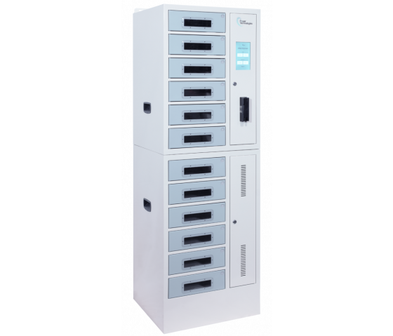 Casiers de rechargement SC-Locker-12 avec 12 compartiments - serrure RFID