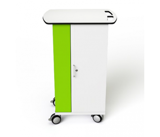 Chariot de chargement USB-C Zioxi CHRGTUC-TB-20-K pour 20 tablettes jusqu'à 10,5 pouces - verrouillage par clé