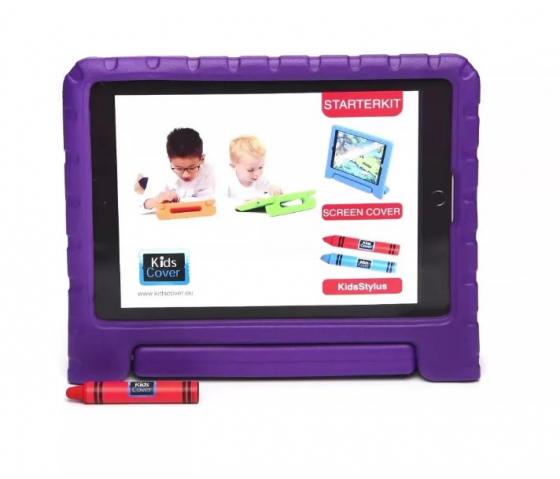Housse pour iPad KidsCase violet pour iPad 10.2