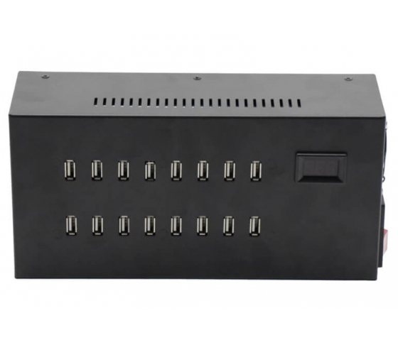 Concentrateur de charge de bureau 16 ports USB-A 12W