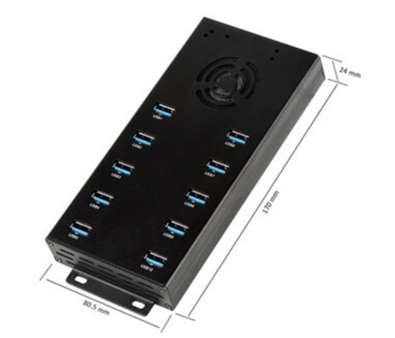 Hub de charge et de synchronisation 10 ports USB-A USB 3.0 10W