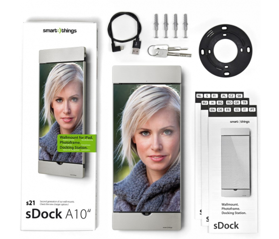 Support mural pour iPad sDock A10 - noir