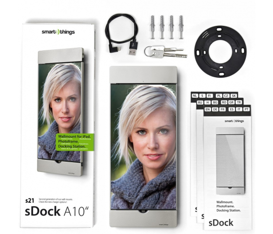 Support mural pour iPad sDock mini - argent