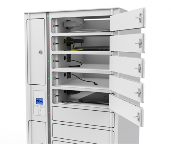 Casier de charge BYOD Volt 1:1 VLSB-16S-M-O pour 16 appareils jusqu'à 17 pouces - Serrure RFID + Contrôle Web