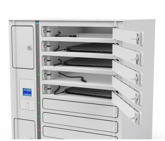 Casier de chargement Laptop Volt 1:1 VLS1-16S-M-O pour 16 ordinateurs portables jusqu'à 17 pouces - serrure RFID + contrôle Web