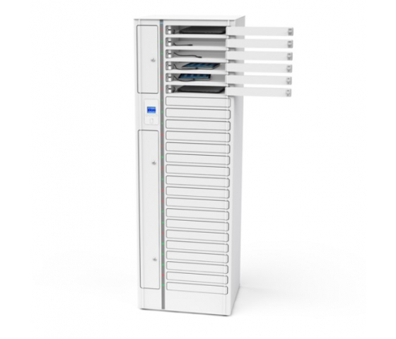 Casier de chargement Laptop Volt 1:1 VLS1-24S-M-O pour 24 ordinateurs portables jusqu'à 17 pouces - serrure RFID + contrôle Web