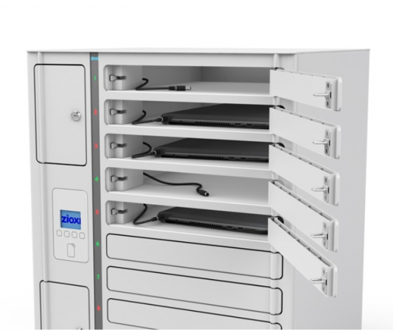 Casier de chargement Laptop Volt 1:1 VLS1-24S-M-O pour 24 ordinateurs portables jusqu'à 17 pouces - serrure RFID + contrôle Web