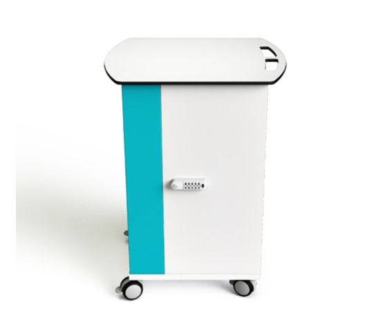 Chariot pour ordinateur portable USB-C Zioxi CHRGTUC-LS-16-C - sans câbles - 16 ordinateurs portables jusqu'à 16 pouces - serrure à code numérique
