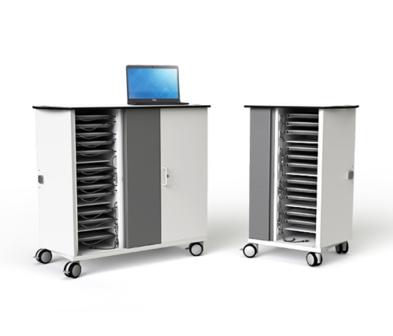 Chariot de recharge USB-C Zioxi pour 16 Chromebooks et Appareils mobiles - serrure à code numérique