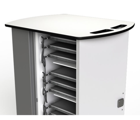 Chariot de recharge USB-C Zioxi pour 16 Chromebooks et Appareils mobiles - serrure à code numérique