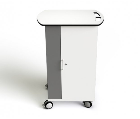 Chariot de chargement pour Chromebook USB-C avec câbles Zioxi CHRGTUC-CB-16# pour 16 Chromebooks jusqu'à 14 pouces - serrure à clé