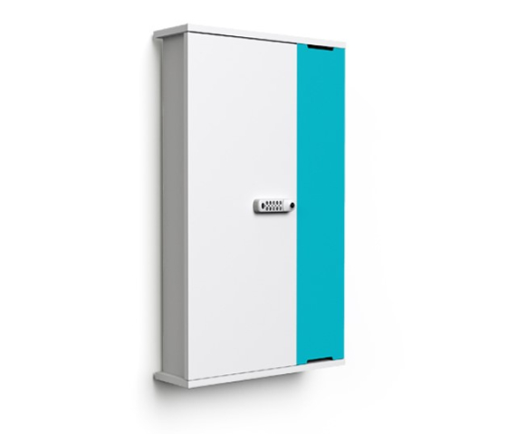 Armoire de charge murale pour 10 iPads et tablettes - câbles USB-C inclus - CHRGWCUC-TB-10-C# - Serrure à code numérique