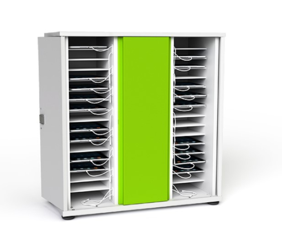 Armoire de recharge pour tablettes Zioxi CHRGCUC-TB-32-K pour 32 tablettes - Serrure à clé