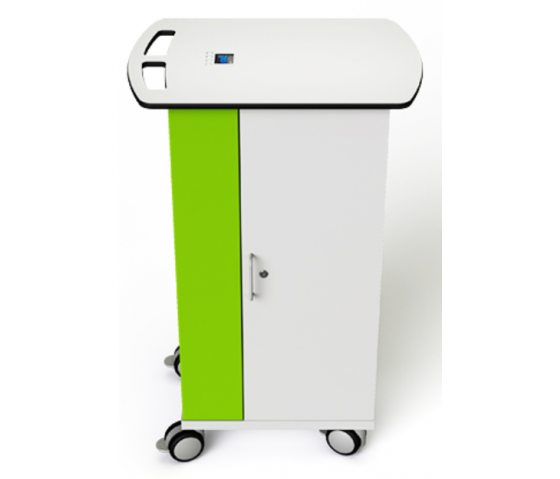 USB onView Chariot de chargement Zioxi CHRGT-TB-20-K-O3 pour 20 tablettes jusqu'à 10 pouces - serrure à clé