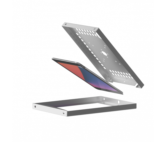 Support de tablette au sol Securo S pour tablettes de 7-8 pouces - acier inoxydable
