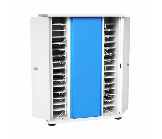 Armoire de charge & synchronisation Zioxi SYNCC-SP-40-C pour 40 smartphones - verrouillage par code numérique