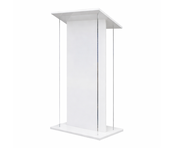 Pupitre plexiglas Roslin - blanc