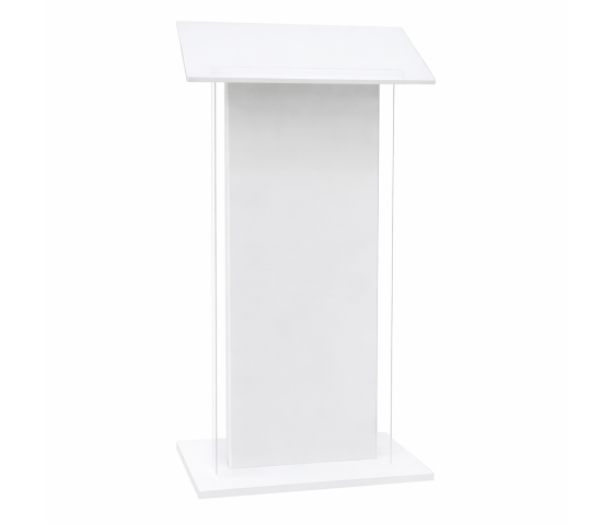 Pupitre plexiglas Roslin - blanc