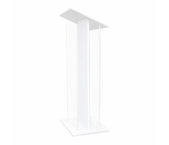 Pupitre plexiglas Roslin - blanc