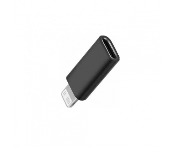 Adaptateur/convertisseur USB-C vers Lightning - noir 